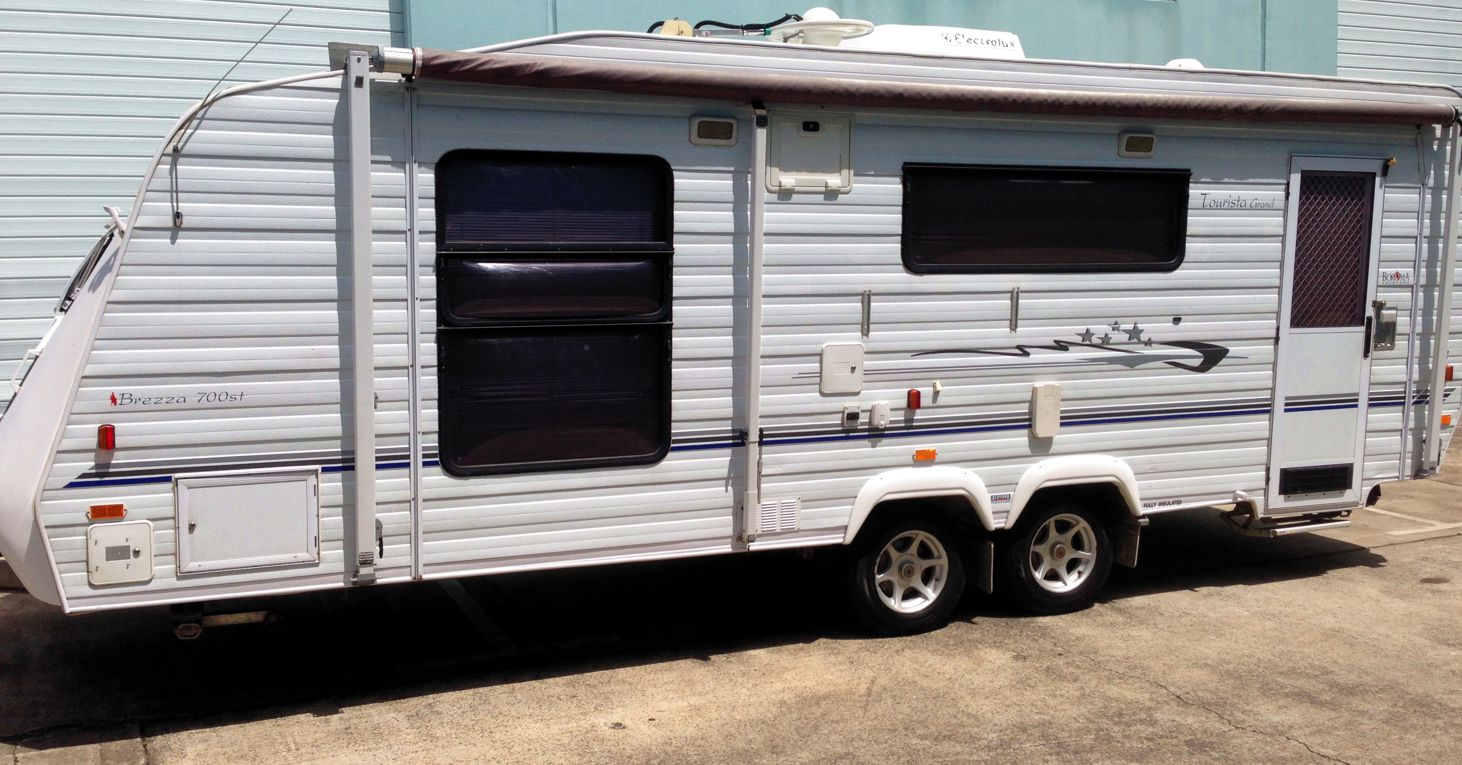 Caravan side